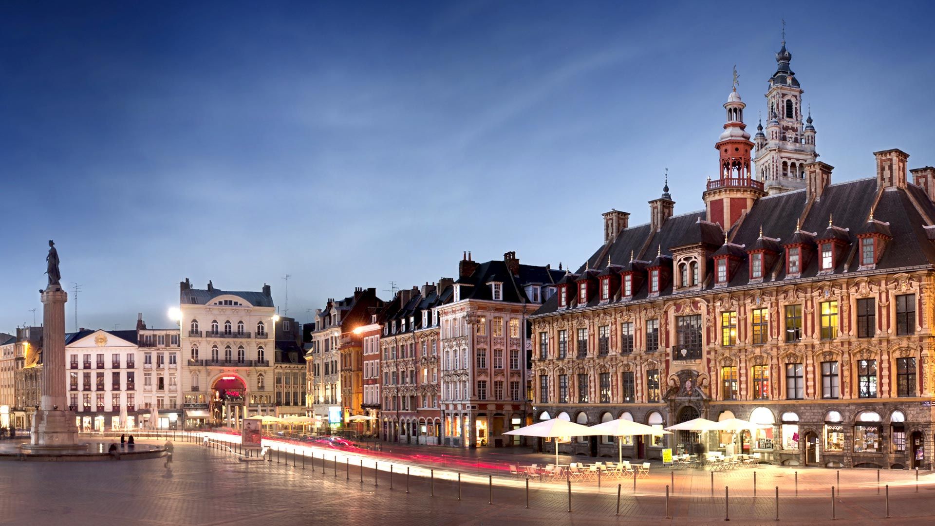Photo de la grande place de Lille